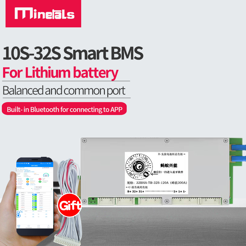 Smart Bms 24S 200A Bluetooth Lifepo4 - 10S-32S ANT akıllı BMS 200A 200A