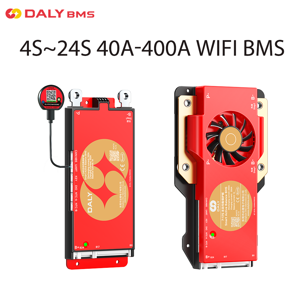 Smart Bms 24S 200A Bluetooth Lifepo4 - Daly BMS WiFi Bluetooth Akıllı Aktif