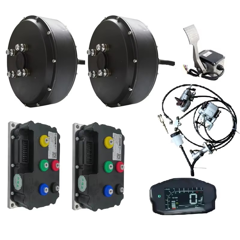 Qs Motor 273 8000W Hub Motor - Çift QS 273 8000W 72V Elektrikli