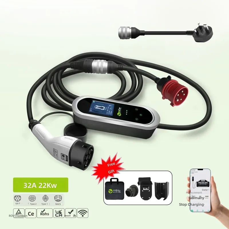 Ev Charger Type 2 22Kw 32A 3 Phase - 22kW 3 Fazlı EV Şarj Cihazı