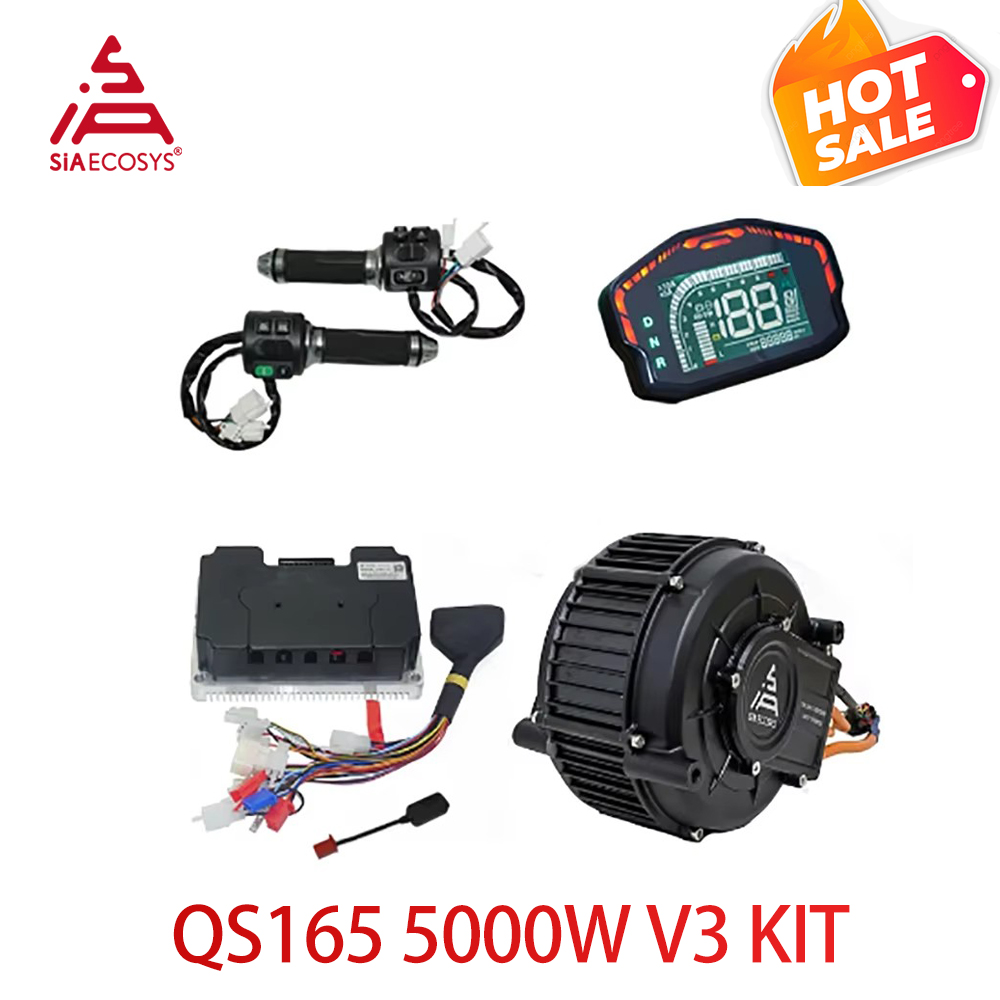 Mid Drive Motor Kit 72V 5000W - QS165 V2 5000W 72V Orta Tahrik