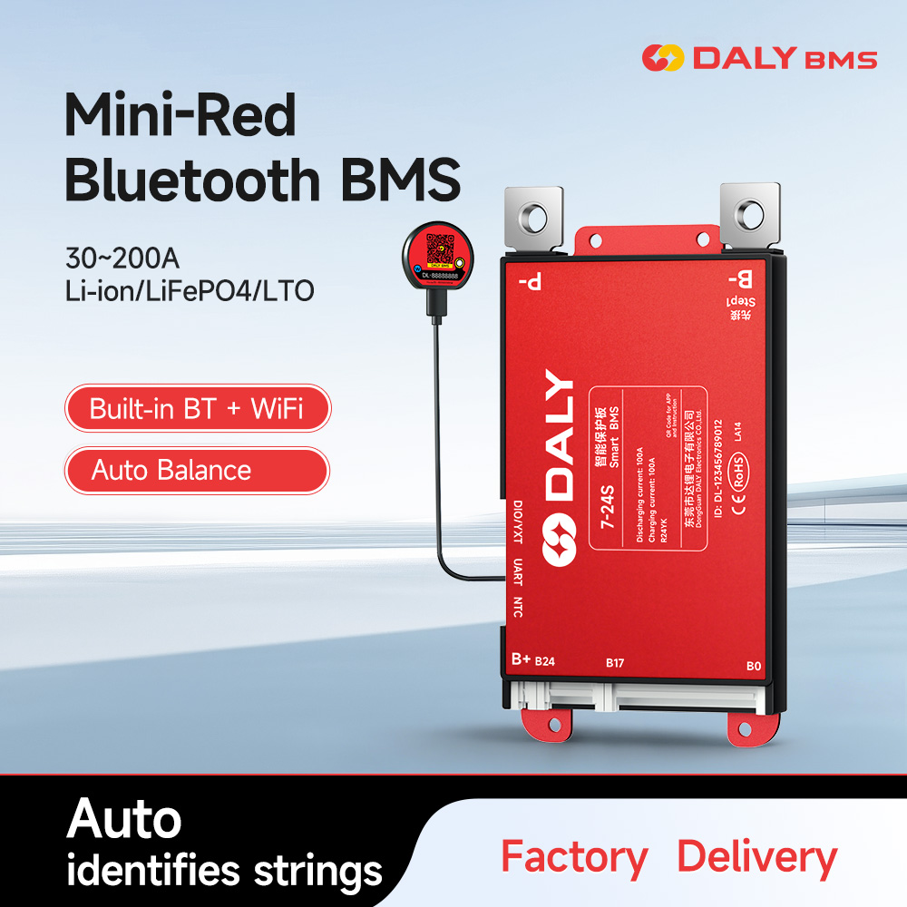 Smart Bms 24S 200A Bluetooth Lifepo4 - Daly Akıllı BMS 30A 40A 60A