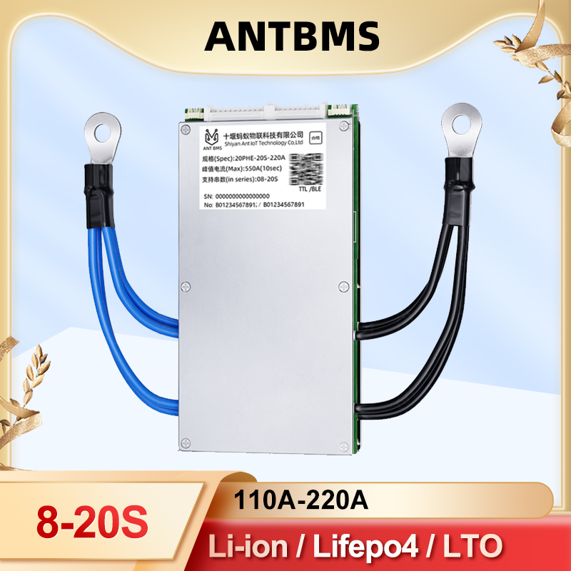 Smart Bms 24S 200A Bluetooth Lifepo4 - ANT Akıllı BMS 8S-20S, WiFi ve