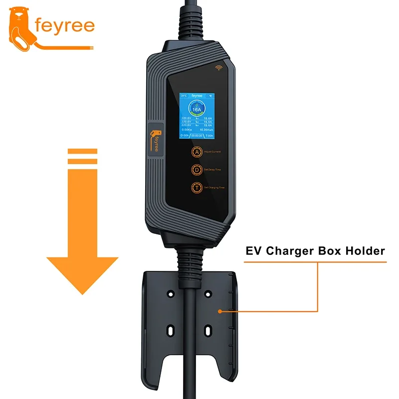 Feyree 11KW 16A 3 Fazlı Tip 2  - Type 2 Portable Ev Charger 11Kw Cee incelemesi ve fiyatı
