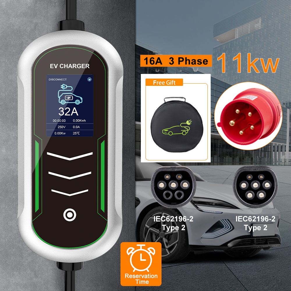 IPENGEN 11KW EV Taşınabilir Şa - Type 2 Portable Ev Charger 11Kw Cee incelemesi ve fiyatı