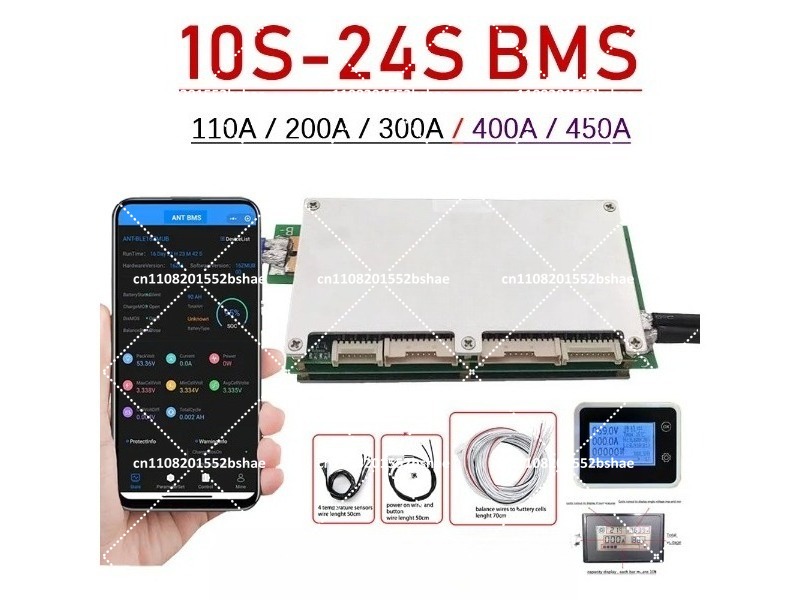 Akıllı Bluetooth BMS 10S-24S 2 - Smart Bms 24S 200A Bluetooth Lifepo4 incelemesi ve fiyatı