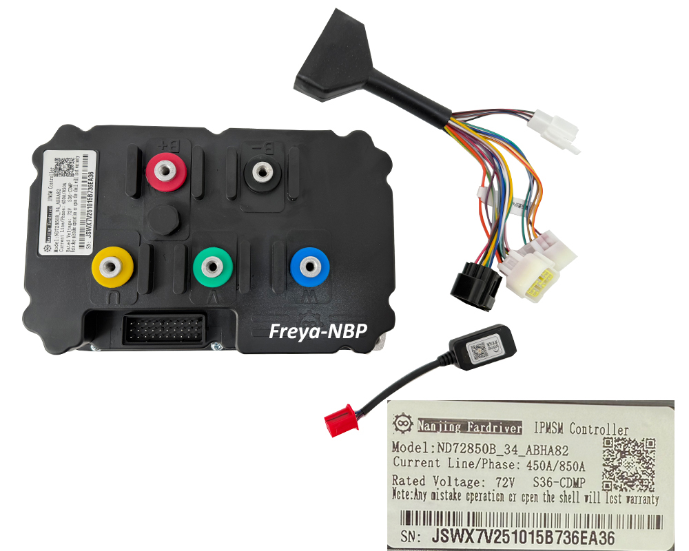 QS180 72-96V 8000W Orta Tahrik - Fardriver Nd72850 Controller incelemesi ve fiyatı