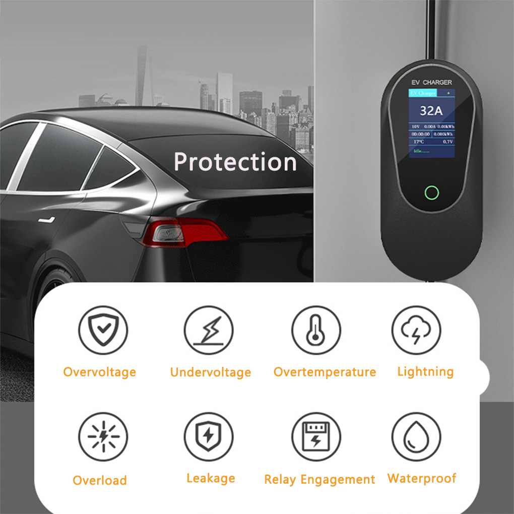 Tip-2 Taşınabilir elektrikli a - Ev Charger Type 2 22Kw 32A 3 Phase incelemesi ve fiyatı