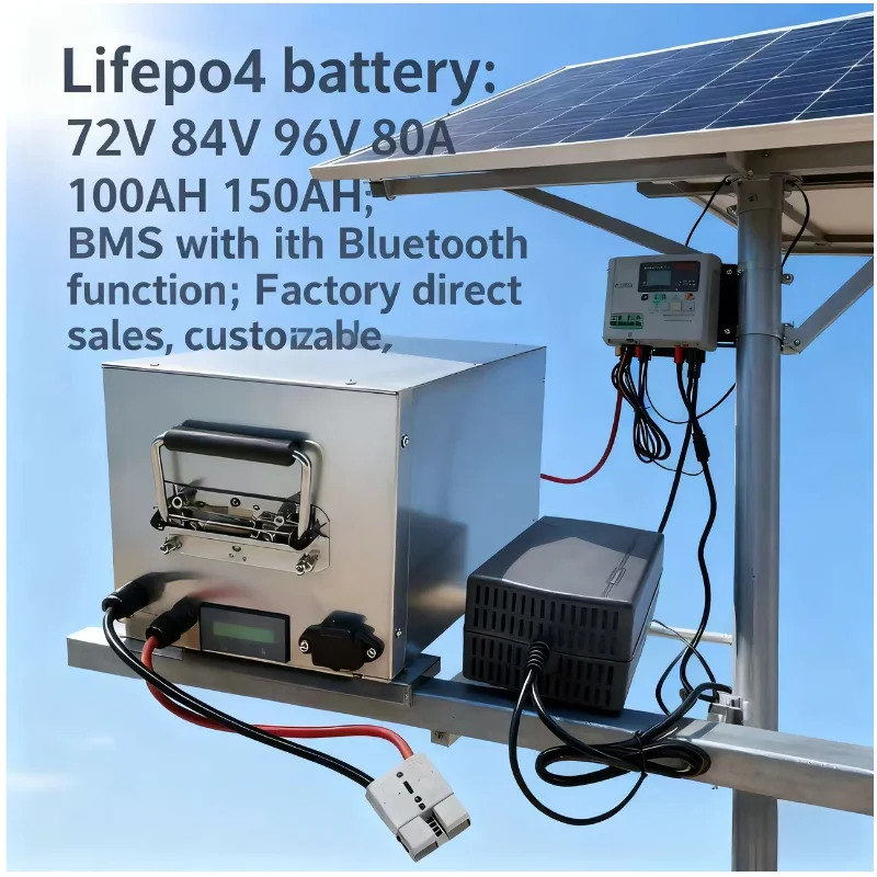 BMS'li LIFEPO4 Pil Paketi 72V  - Lifepo4 72V 100Ah Battery Pack Ev incelemesi ve fiyatı