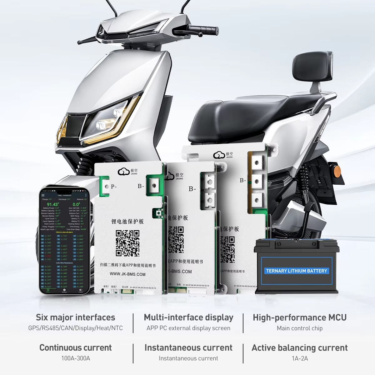 JIKONG JK-B2A24S30P Akıllı BMS - Smart Bms 24S 200A Bluetooth Lifepo4 incelemesi ve fiyatı