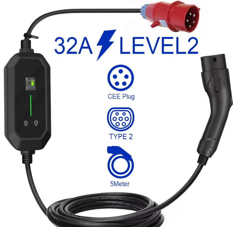 TARY 32a 3 fazlı 22kw Gb/t Tip - Ev Charger Type 2 22Kw 32A 3 Phase incelemesi ve fiyatı