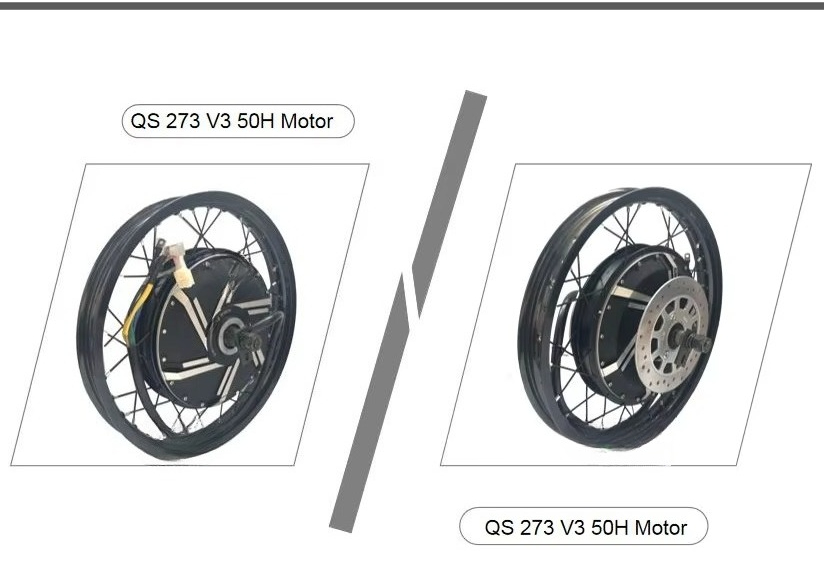 Elektrikli Motosiklet Motor Ki - Qs Motor 273 8000W Hub Motor incelemesi ve fiyatı