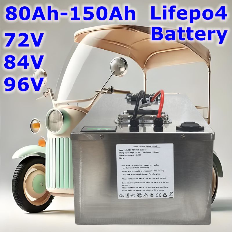 LIFEPO4 pil 72V 84V 96V 80AH 1 - Lifepo4 72V 100Ah Battery Pack Ev incelemesi ve fiyatı
