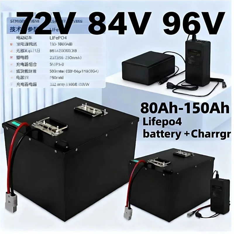 BMS'li LIFEPO4 Pil Paketi 72V  - Lifepo4 72V 100Ah Battery Pack Ev incelemesi ve fiyatı